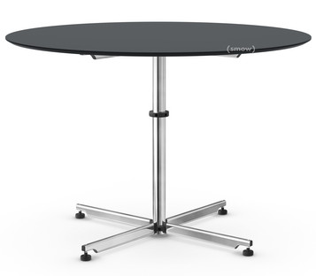 USM Kitos Circular Table Ø 110 cm|Linoleum|Charcoal