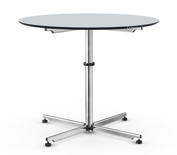 USM Kitos Circular Table Ø 90 cm|Laminate|Pearl grey