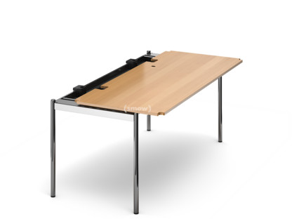 USM Haller Table Advanced 175 x 75 cm|05-Natural beech|Hatch right