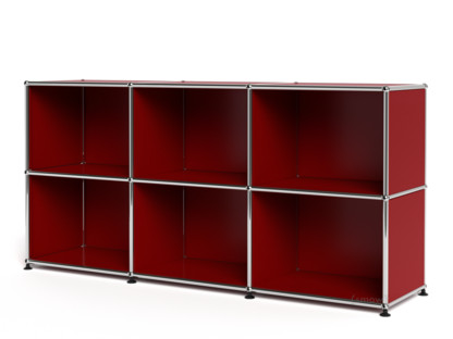 USM Haller Sideboard 50, Customisable USM ruby red|Open|Open