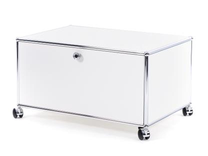 USM Haller Printer Container 75 cm|Pure white RAL 9010|With castors