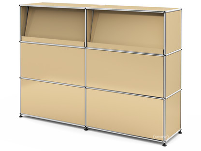 USM Haller Counter Type 2 (with Angled Shelves) USM beige|150 cm (2 elements)|35 cm