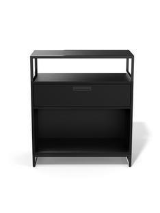 M1 Sideboard Version 1 (H 90 x W 80 cm) - 1 drawer|Black