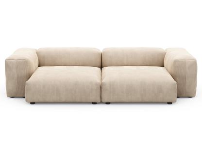 Two Seat Sofa L Cord velours - Sand