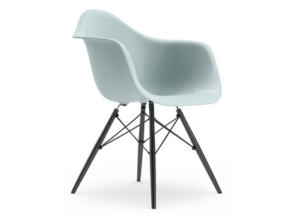 Eames Plastic Armchair RE DAW Ice grey|Without upholstery|Without upholstery|Standard version - 43 cm|Black maple