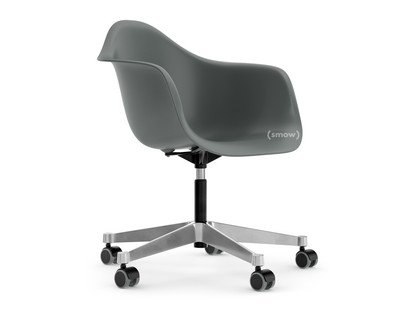 Eames Plastic Armchair RE PACC Granite grey RE|Without upholstery|Without upholstery