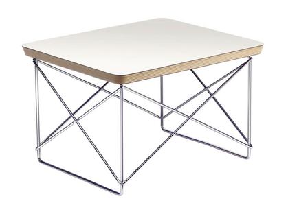 LTR Occasional Table HPL, white|Polished chrome