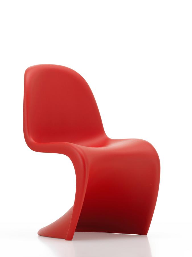 red panton chair