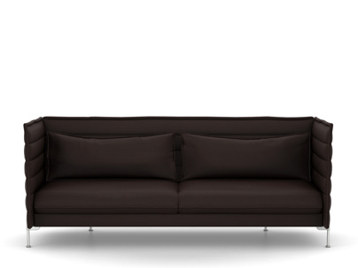 Alcove Sofa Three-seater (H94 x W237 x D84 cm)|Laser|Nero/moorbrown