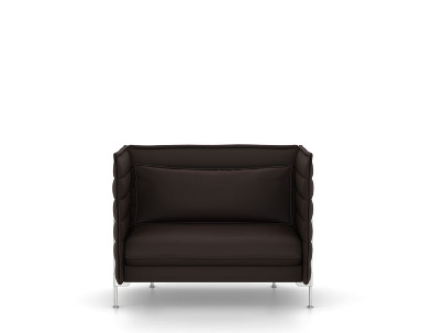 Alcove Sofa Love Seat (H94 x W126,5 x D84 cm)|Laser|Nero/moorbrown