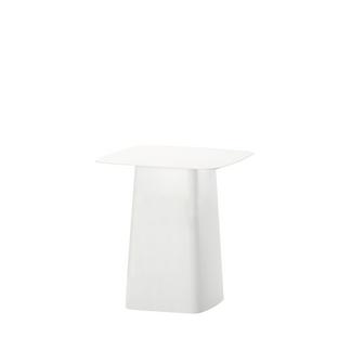 Metal Side Table White|Medium (H 44,5 x B 40 x T 40 cm)