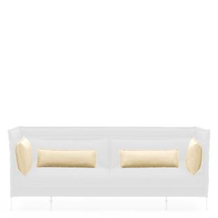 Cushion Set for Alcove Sofa For 2-seater|Laser|Ivory