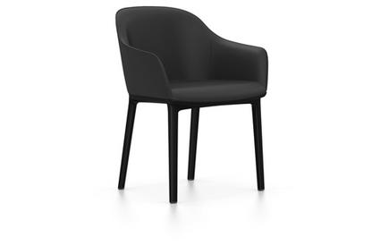 Softshell Chair with four-legged base Basic dark|Plano|Dark grey