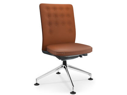 ID Trim Conference With lumbar support|Without armrests|Basic dark|Seat and back Plano|Cognac