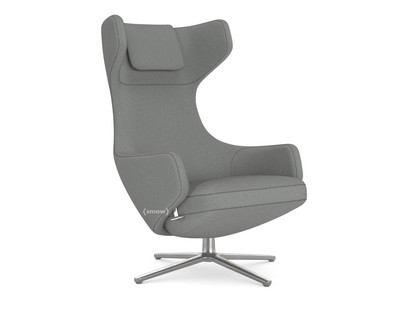 Grand Repos Chair Grand Repos|Fabric Cosy 2 Pebble Grey|46 cm|Polished