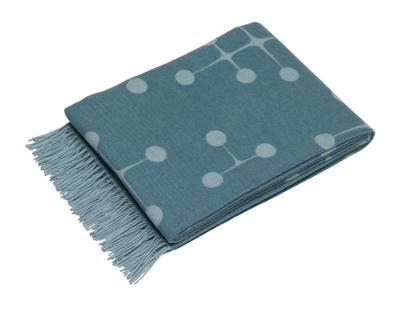 Eames Wool Blanket - Dot Pattern Light blue