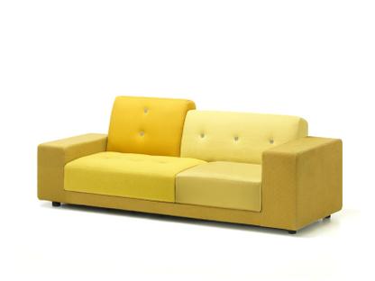 Polder Compact Without Ottoman|Right armrest|Fabric mix golden yellow