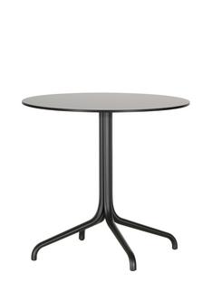 Belleville Table Outdoor Ø 79,6 cm|Solid core material black