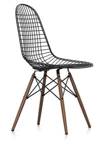 Wire Chair DKW Dark maple