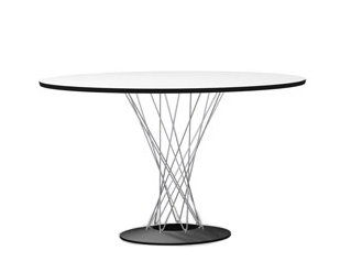 Noguchi Dining Table Ø 121 cm|HPL White