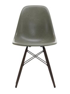 Eames Fiberglass Chair DSW Eames raw umber|Black maple