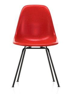 Eames Fiberglass Chair DSX Eames classic red|Powder-coated basic dark smooth