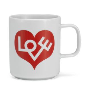 Girard Coffee Mugs Love Heart, red|Single