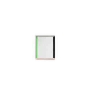 Colour Frame Mirror Small (48 cm x 38,5 cm)|Green / Pink