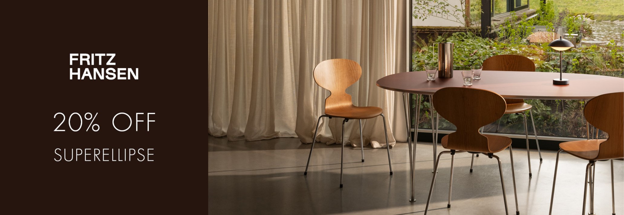 fritz-hansen-superellipse-20-per-cent-discount-promotion-2026-smow-banner