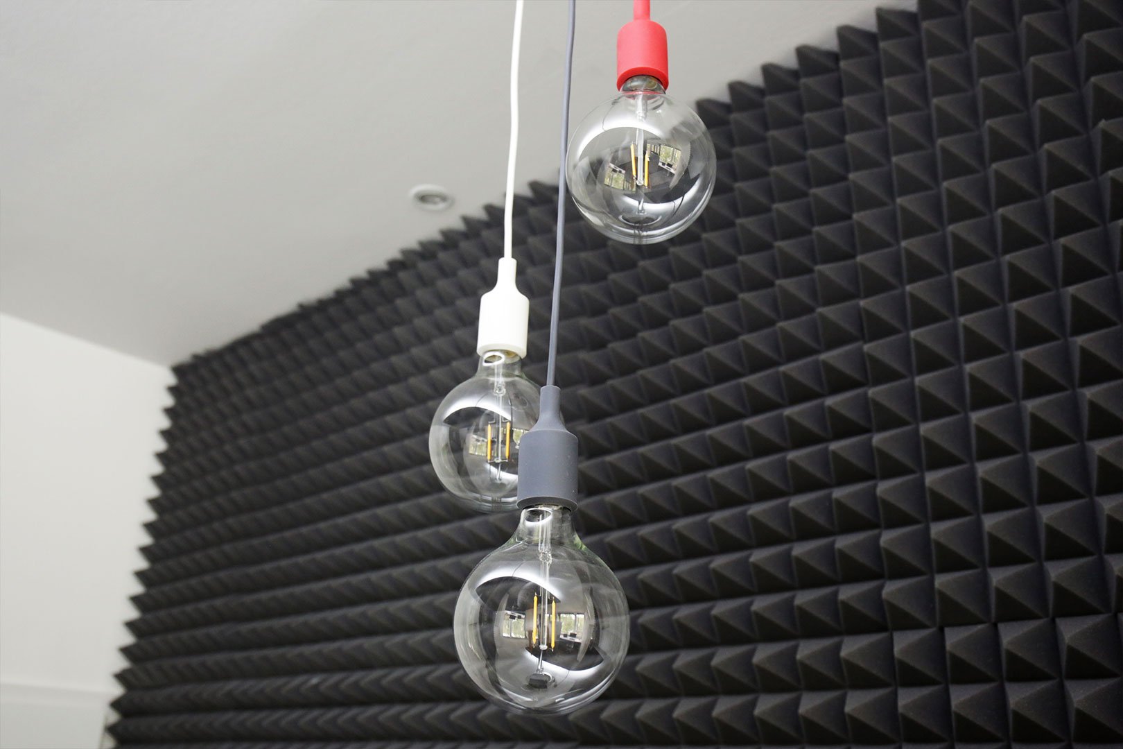 Acoustic wall as a room divider