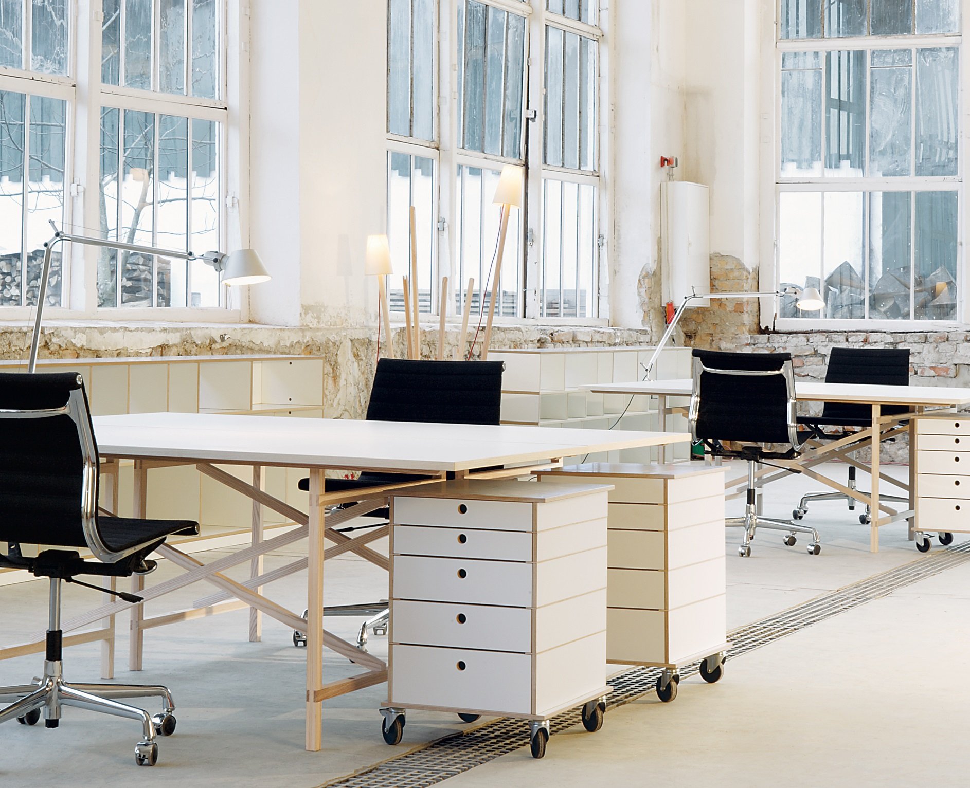 Light planning office open-plan