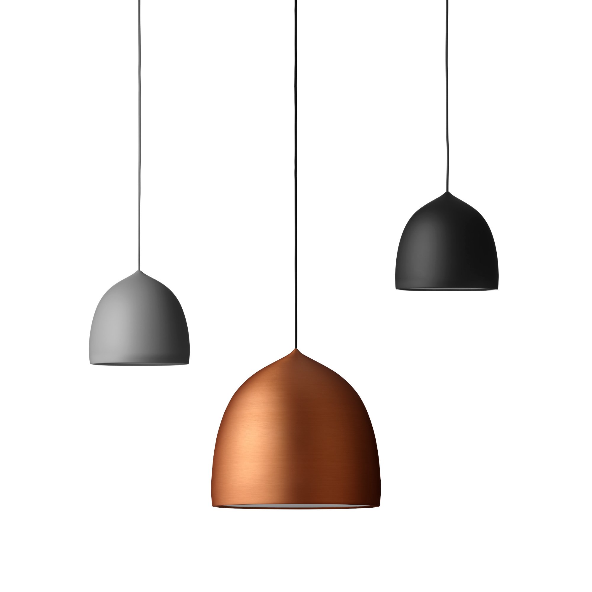 Suspence Pendant Lamp, P2 (Ø 38.5 cm), Copper | Fritz Hansen