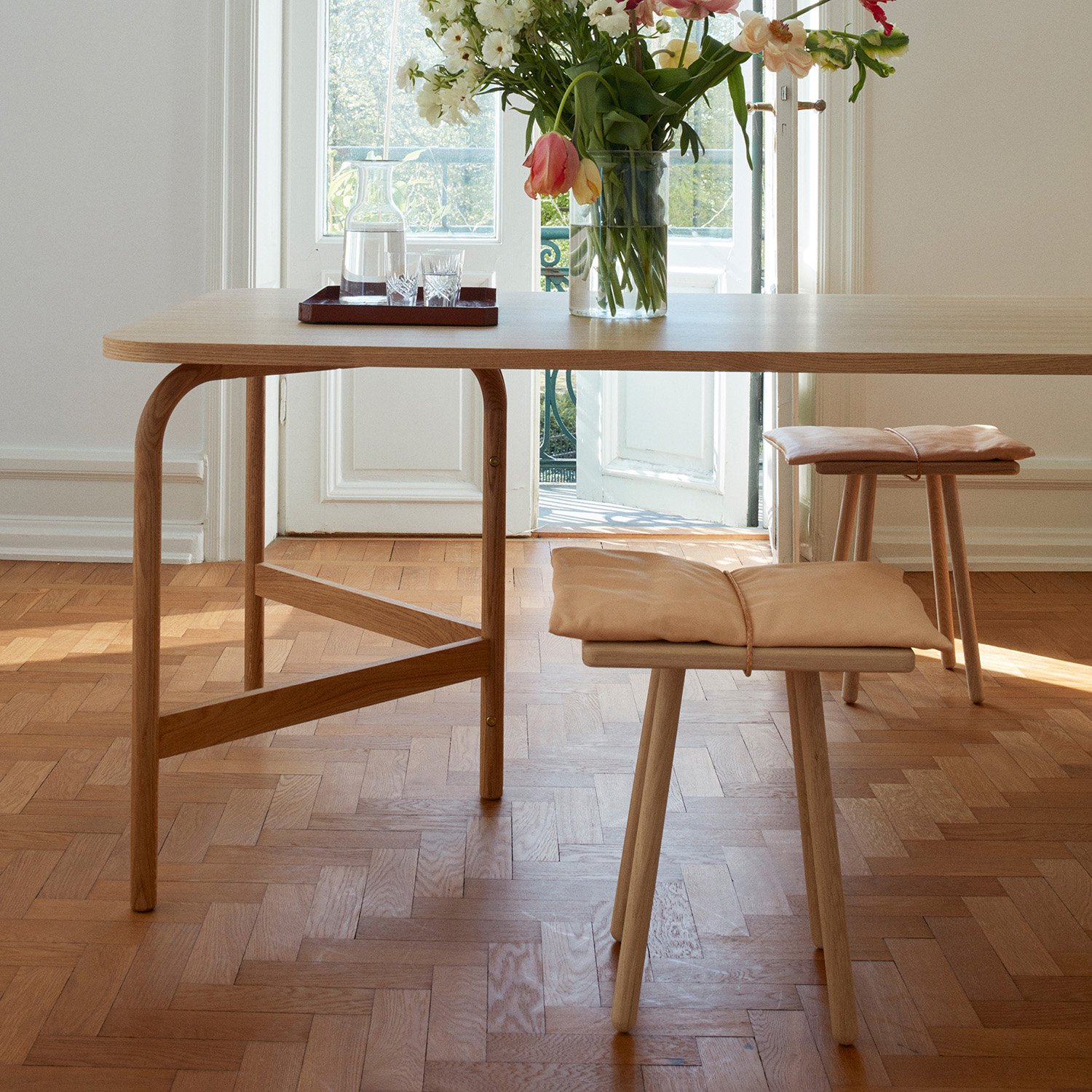 スツール Stool and Cushion for 101 Sculpt Stool - Concrete | Fiber