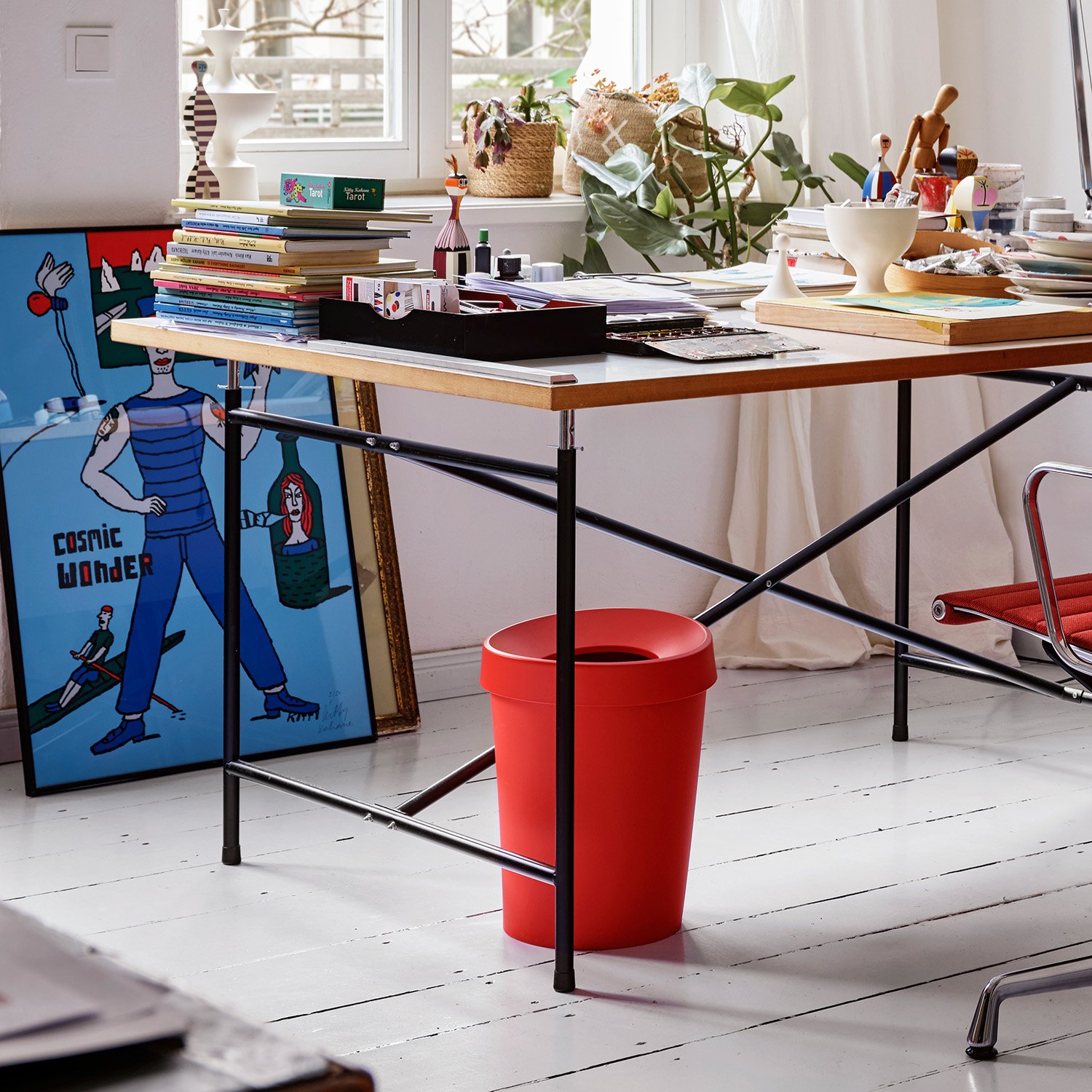 Happy Bin, L (H 37,5 x Ø 30 cm), White | Vitra | Accessories