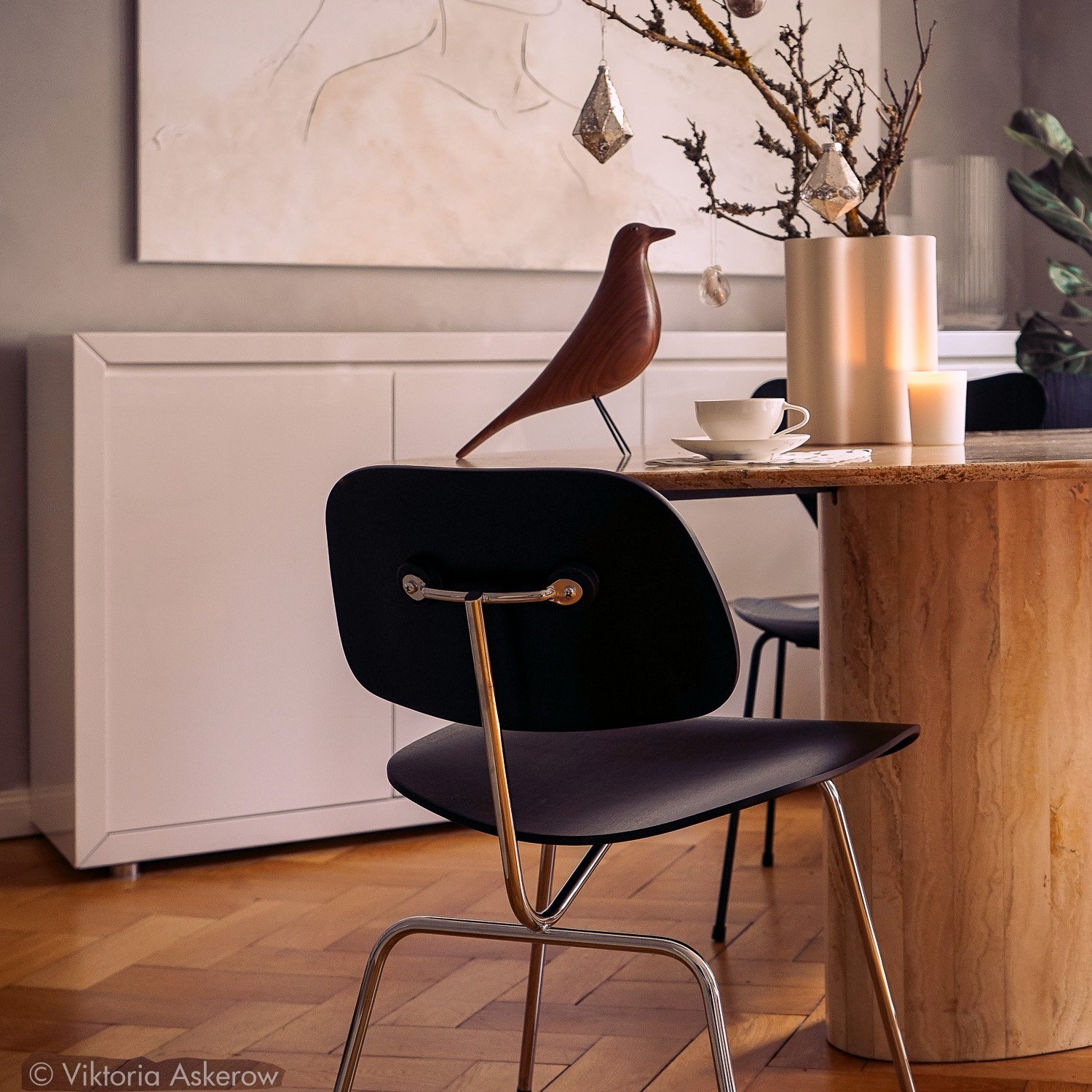 Eames House Bird , Dark walnut, oiled | Vitra | by Charles & Ray