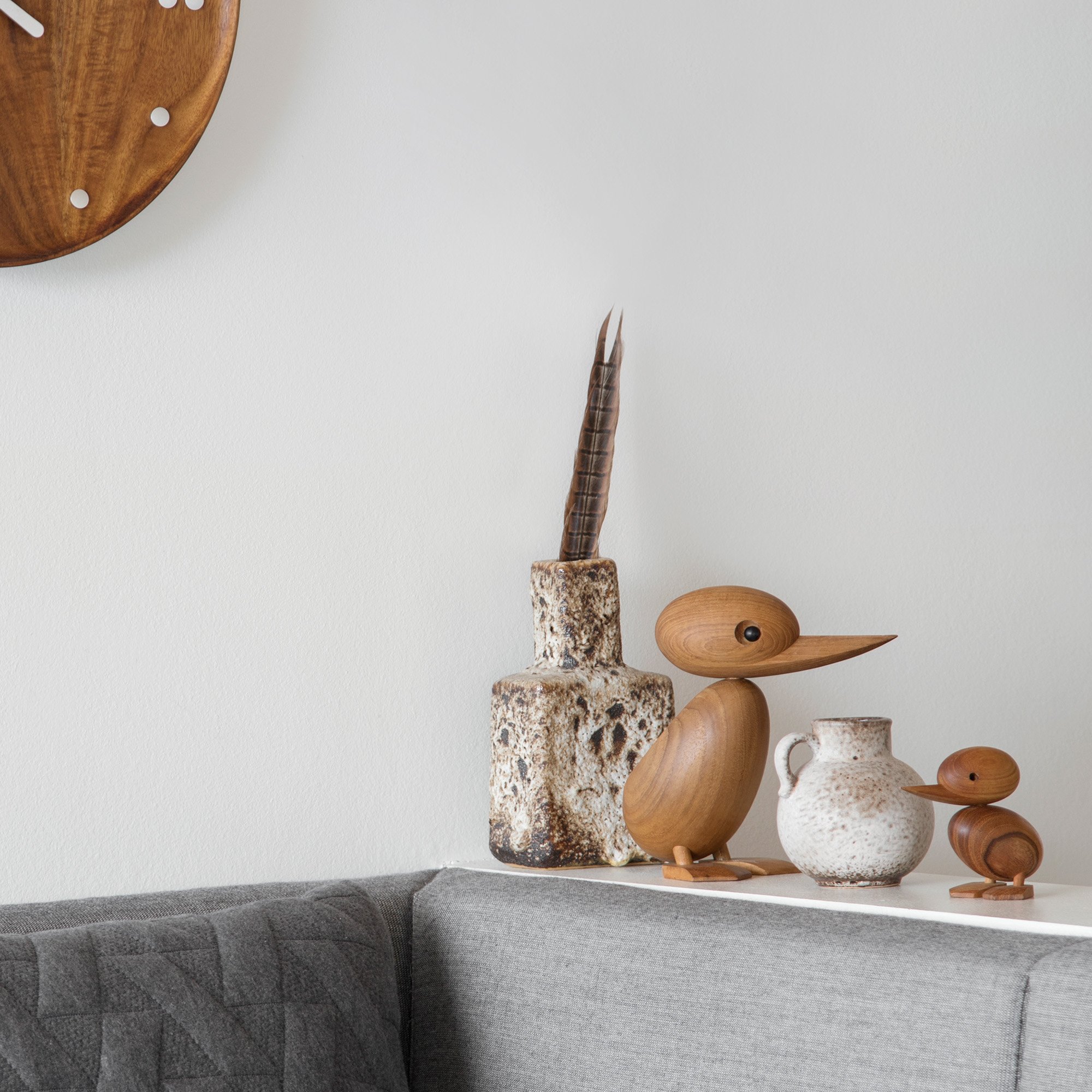 Duck & Duckling Wooden Figure | Architectmade | Figures