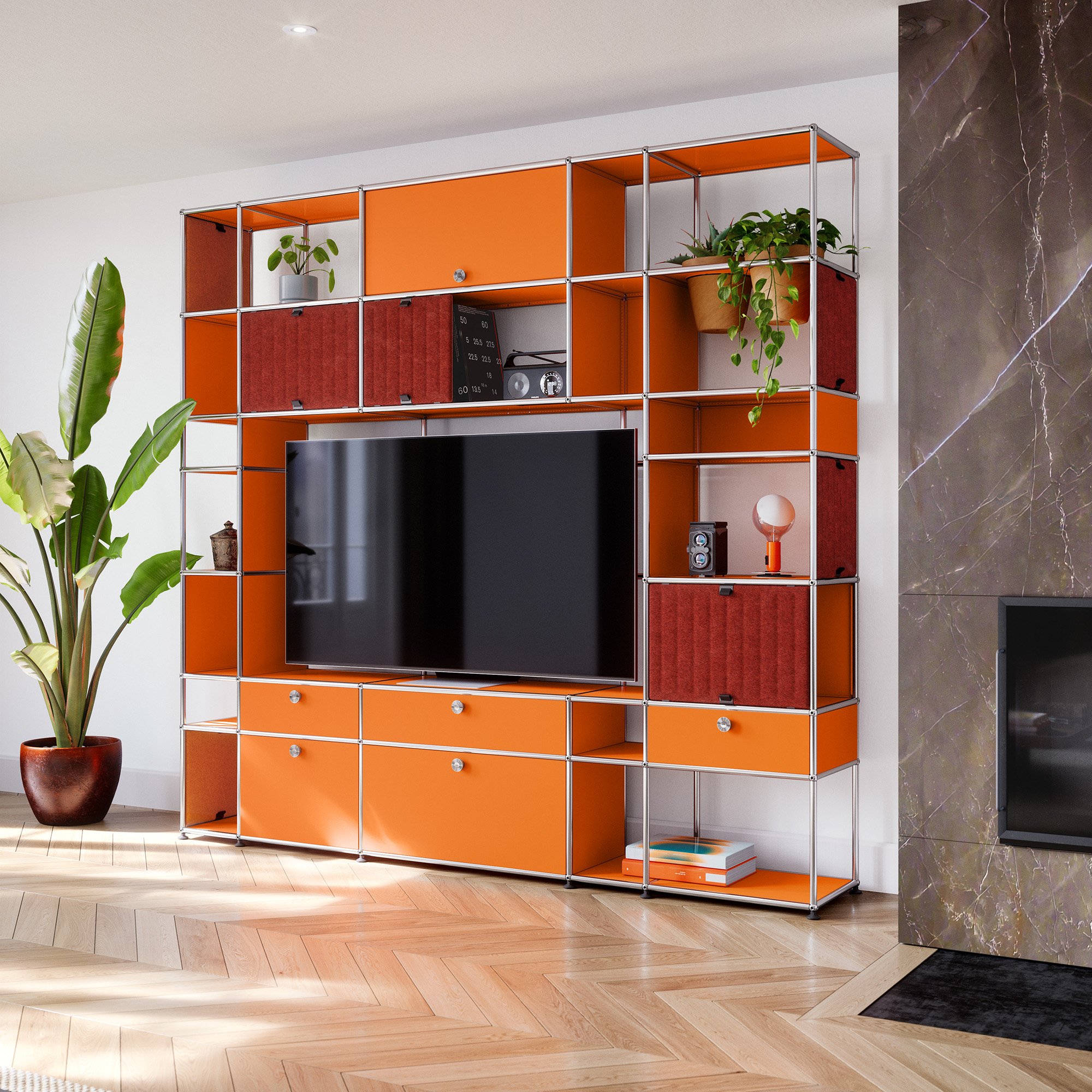 USM Soft Panel Duo for USM Haller Shelves, 50 cm x 35 cm, Taupe