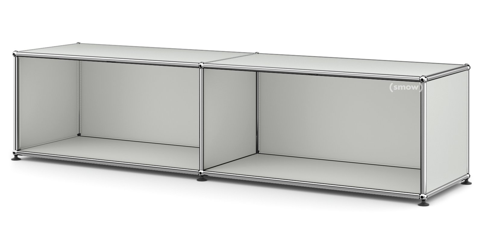 USM Haller Lowboard L open, Light grey RAL 7035 | USM Haller