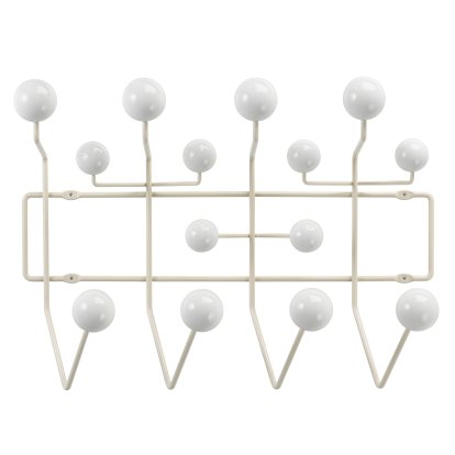 Hang It All Rack, Warm white: Balls white, glossy