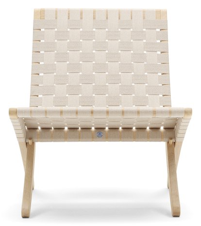 MG501 Cuba Chair, Soaped oak, Nature belts