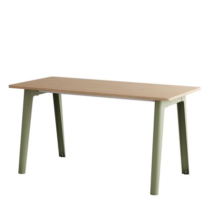 New Modern Desk, Metal/wood, 150 x 70 cm, Without storage module, Khaki green