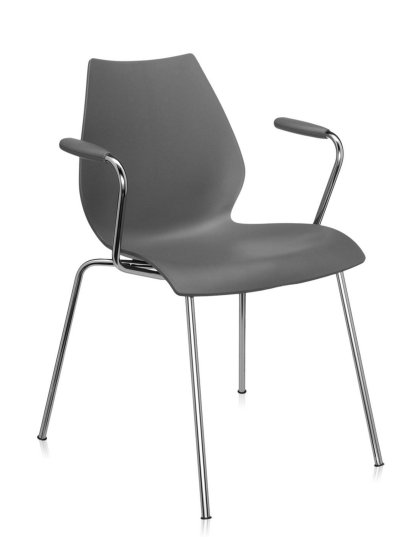 Maui Chair, With armrests, Anthracite