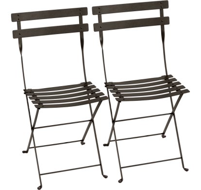 Bistro Folding Chair Set of 2, Tonka