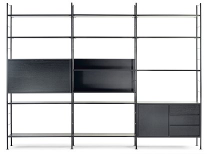 DHS10 Hirche Shelf, Black-Black