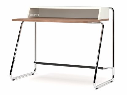 S 1200, Oiled Walnut, MDF pure white varnish, Chrome-plated