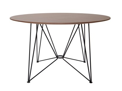 The Ring Table Indoor, Walnut veneer