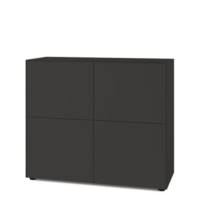 Nex Pur Box 2.0 with Doors, 40 cm, H 100 cm x B 120 cm (with two double doors), Graphite