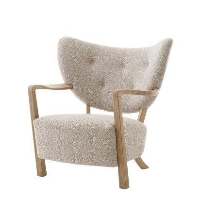 Wulff Lounge Chair, Karakorum, Oiled Oak 