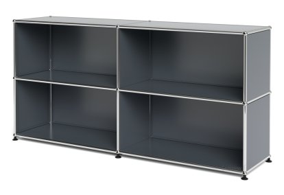 USM Haller Sideboard L open, Mid grey RAL 7005