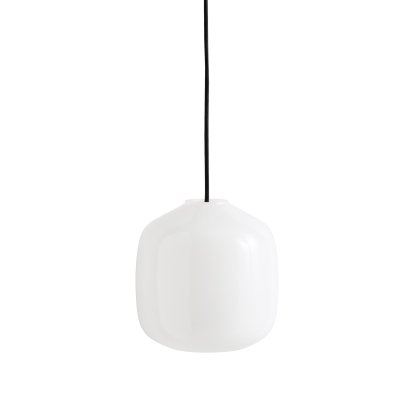Buoy Glass Pendant Lamp, Ø 20 cm, Soft black